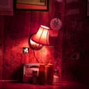 Ambient Fireglow 4w LED Golf Ball Red Light Bulb E27 Clear Glass