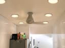 18w LED Round Recessed Ceiling Flat Panel Down Light Ultra Slim 3500K Warm White