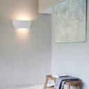 Modern Unique Style White Ceramic Indoor Contemporary Wall Light Lamp 