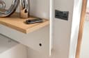 Polished Black Nickel USB Double Wall Plug Socket 2 Gang 13A with 2 USB Charger Port Outlets Plate N776GME
