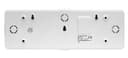Glass Emergency LED Light Bulkhead with Green Man Fire Exit Sleeve Celling or Wall Mount EML01D