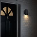 Black Stainless Steel Single Outdoor Wall Light IP65 ZLC018B