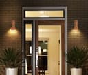 Single Outdoor Wall Light Dusk Till Dawn Sensor Copper Finish IP65 ZLC097CDTD
