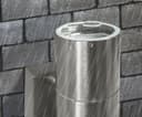 Double Outdoor Wall with PIR Movement Sensor Stainless Steel ZLC08DSEN 