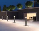 3w Modern LED Bollard Garden Lamp Post Warm White