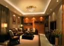 Gold Modern Round Chandelier Ceiling Light Crystal Droplets Gold Base 