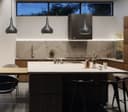 Droplet Modern Ceiling Pendant Light Grey Dark Pewter Metal Shade M0145