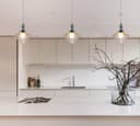 Retro Glass Diamond Shape Chrome Ceiling Pendant Light M0184
