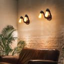 Twin Vintage Industrial Pipe Wall Light M0191P