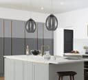 Modern Vintage Oval Glass Ceiling Pendant Light M0197