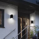 Modern 6W LED Double Outdoor Wall Light Black Cool White ZLC321CW