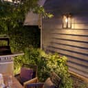Outdoor Dark Grey Wall Light ZLC340 with 4W LED WW
