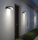 Modern Curved 7W LED Outdoor Wall Light Cool White ZLC339CW