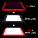 18w + 6w Square Recessed LED Ceiling Panel Light Dual Colour Cool White/Red