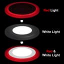 Round Dual Colour LED 6w Ceiling Recessed Panel Spot Light Red and White