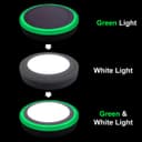 18w LED Ceiling Light Cool White with Green Ambient Ring Surface Mount 