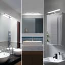 8W LED Mirror Light 3 Mounting Option Cool White 6500k IP44 Wall Light ML27