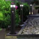 3W LED PIR Sensor Bollard Outdoor Garden Light Black Stainless Steel 6500K IP54 ZLCA04