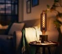 4w LED Coil Bottle Light Filament Bulb Glass Smoked Grey Decorative E27 TT75