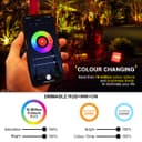 55W LED RGB Flood Lights WiFi Smart Colour Changing IP65 Outdoor Waterproof App Controlled FL05