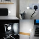 Mini USB Light 1w LED Night Light Cool White Bright Glow Lamp 5 Pack USBNLCW