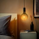 LED Glass Globe Light Bulb E27 Edison Screw Filament Classic Blue Smoked G125 Pinecone