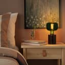 4w LED Decorative Metallic Glass Green Coil Filament Light Bulb E27 GREENCYL