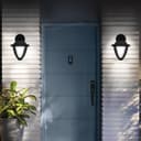 Modern 12W Black LED Outdoor Wall Light Cool White ZLC358BCW Garden Light 