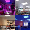 RGB 40w WiFi LED Ceiling Panel Colour Changing Recessed 600 x 600 