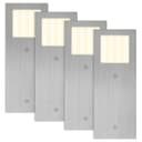 20w LED Under Cabinet Kitchen Lights Slim Rectangular Warm White 3000k Kit Of 4 UC02