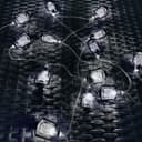 Outdoor or Indoor Mini Lantern 20 LED String Lights IP44 Mains Powered 6000K LANSL02