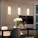 Modern White Frosted Glass Ceiling Pendant Light Tubular Lamp Shade H3134