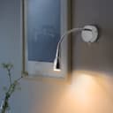 LED Indoor Bedside Reading Wall Light 2W 3000K Chrome H3144