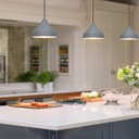 Modern Ceiling Pendant Light Dome Grey Mini Lamp Shade K410