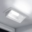 LED Rectangular Retail Ceiling Downlight Cool White 6000k Adjustable Beam Angle Recessed CDAS03