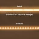 Warm White LED Tape Strip Light Continuous COB Illumination 5 Metres 24V 5COBSLWW with Transformer