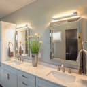 7w LED Bathroom Mirror Wall Light With Pull Cord Warm White 3000K IP44 ML18
