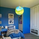 Art Deco Earth Globe Lamp Shade Pendant Light Fitting Polycarbonate