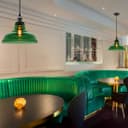 Industrial Smoked Green Glass Ceiling Pendant Light Bowl Lamp Shade K422