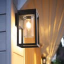 Outdoor Wall Light Lantern Clear Diffuser Rectangular Lantern ZLC376 with LED 4w Warm