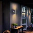 8w Modern Outdoor LED Stainless Steel Double Wall Light Warm White ZLC315