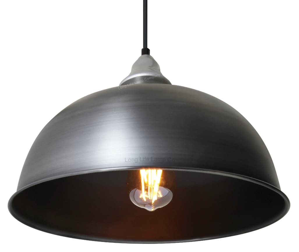 Vintage Antique Stainless Steel Hanging Ceiling Pendant Shade