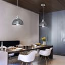 Industrial Vintage Glass Pendant Ceiling Light Shade Smoke Grey 