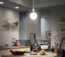 18w Round LED Globe Bulb B22 Bayonet Base Cool White Equivalent To 162w