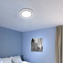 18w Round LED Ceiling Panel Cool White 3 Switch Mode White Ring