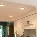 18w LED Round Recessed Ceiling Flat Panel Down Light Ultra Slim 3500K Warm White