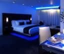 BLUE 6w LED Ceiling Panel Square Surface Mount Spotlight Blue