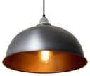 Vintage Antique Stainless Steel Hanging Ceiling Pendant Shade