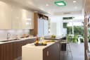 12w + 4w LED Square Recessed Ceiling Panel Light with Dual Colour Cool White / Green