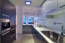 12w + 4w Square Recessed LED Ceiling Panel Light Dual Colour Cool White/Blue
